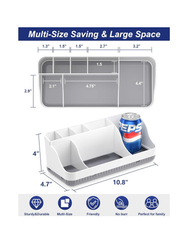 Soporte para cepillos de dientes Homtalker 7 compartimentos