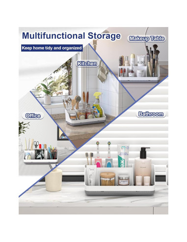 Soporte para cepillos de dientes Homtalker 7 compartimentos