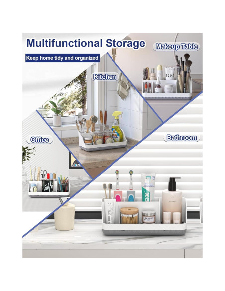 Soporte para cepillos de dientes Homtalker 7 compartimentos