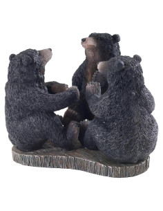 Soporte para Cepillos de Dientes Avanti Cabaña Oso Negro