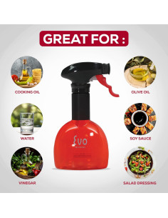 Evo Pulverizador de Aceite No Aerosol Set de 2 236 ml Rojo 2