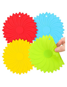 Maxdot 4 Almohadillas Abridor de Tarros Goma Antideslizante