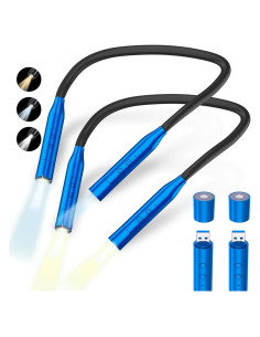 Luz LED de Cuello Recargable Fansitc KL02 3 Colores 80h