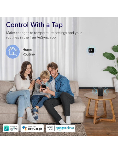 Termostato Inteligente LEVOIT Aura 400S WiFi 4" Blanco