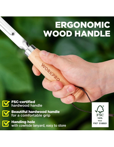 Juego de Herramientas de Jardinería WORKPRO 3 Piezas