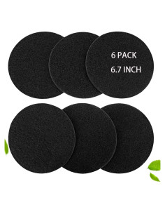Filtros de Carbón Activado para Cubo de Compostaje 6 Pzas