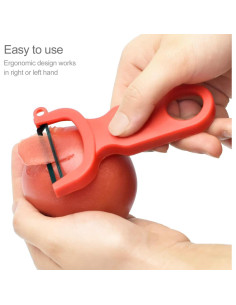 Pelador de Verduras KITCHPOWER 3 Cuchillas Acero Ergonómico 2