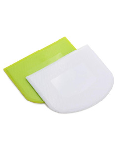 Raspador de Masa WAFJAMF 2 Pcs Plástico Antideslizante