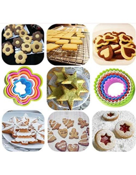 Juego de Cortadores de Galletas 25 PCS Multicolor XIPEGPA