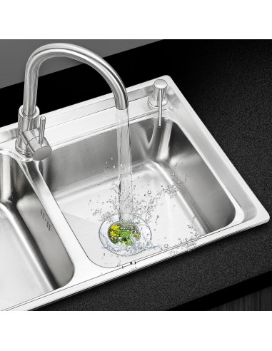 2PCS Colador de Fregadero Fengbao Acero Inoxidable 11.4cm