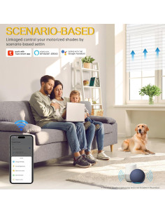 Motor de Persianas Inteligentes Teefinstia con Hub Zigbee 3.0 2