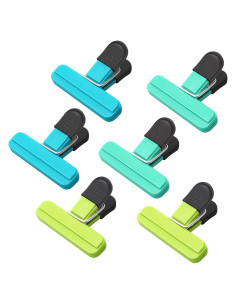 Clips para bolsas de alimentos DSNDVES 6 Pcs herméticos