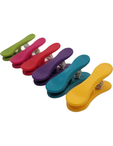 Juego de Clips de Bolsa Coloridos 6 Piezas Handy Housewares