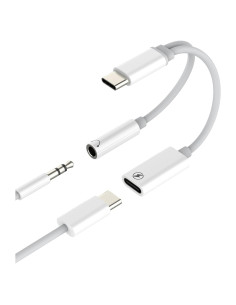 Adaptador USB C a 3.5mm 2 en 1 Zoyuzan - Audio y Carga
