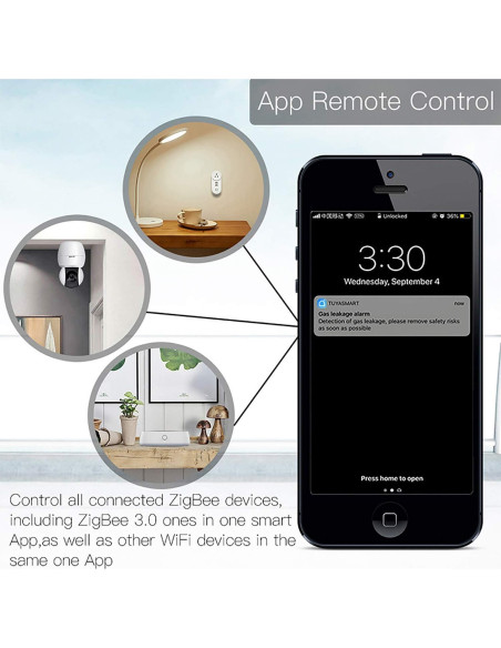 Hub Inalámbrico WiFi Gaoducash ZigBee 3.0 Control por Voz