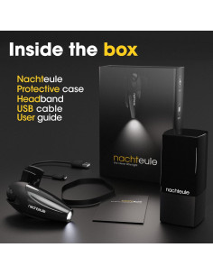 Luz de lectura recargable Nachtule para gafas LED 2