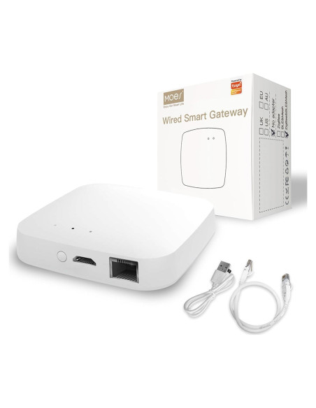 Hub Inteligente MOES ZigBee 3.0 y Bluetooth 2.4GHz - Control por Voz