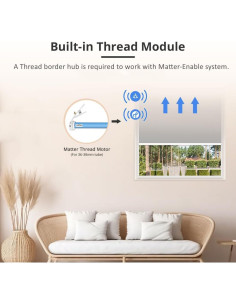 Motor de Persianas Inteligentes Blindsmart 38mm con Control Remoto 2