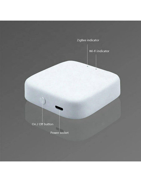Hub Inalámbrico WiFi Gaoducash ZigBee 3.0 Control por Voz