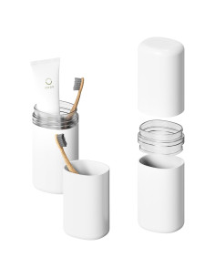 Estuche Portátil para Cepillo de Dientes Baluca - Blanco