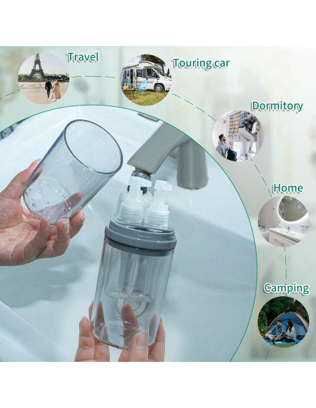 Estuche de viaje para cepillos de dientes MELEKO 20,3 cm