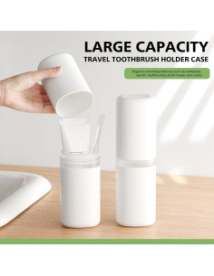 Estuche Portátil para Cepillo de Dientes Baluca - Blanco 2