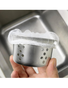 Bolsa Filtrante Desechable XMALL 200 PCS para Fregaderos 2