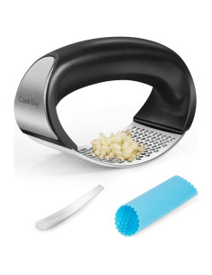 Prensa de Ajo Cook Guy de Acero Inoxidable 304 - Plata