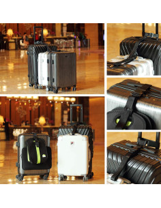 Correas de Equipaje Vigorport Ajustables 2 Piezas 105,84 cm 2