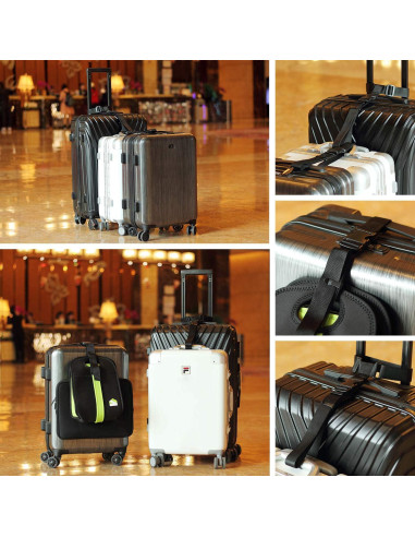 Correas de Equipaje Vigorport Ajustables 2 Piezas 105,84 cm