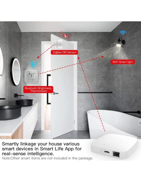 Hub Inteligente MOES ZigBee 3.0 y Bluetooth 2.4GHz - Control por Voz