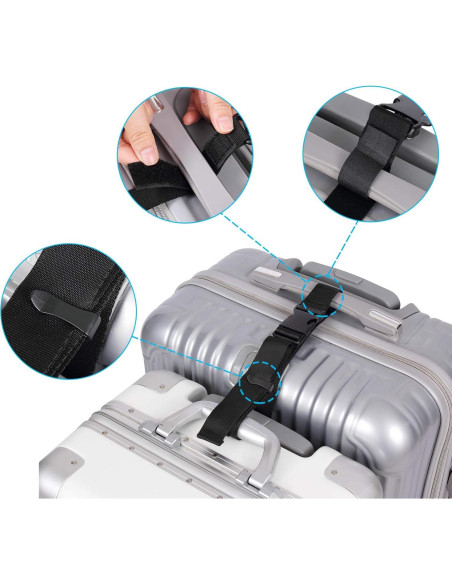 Correas de Equipaje Vigorport Ajustables 2 Piezas 105,84 cm
