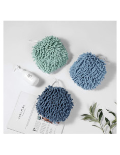 Conjunto de Toallas de Mano Nulubuu Chenille 3 Piezas