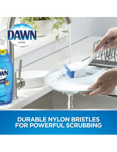 Cepillo de Platos Dawn Cuadrado con Cerdas de Nylon Suaves