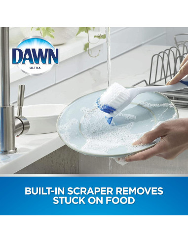Cepillo de Platos Dawn Cuadrado con Cerdas de Nylon Suaves