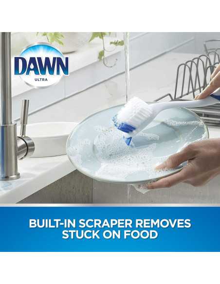 Cepillo de Platos Dawn Cuadrado con Cerdas de Nylon Suaves