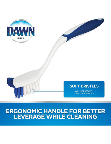 Cepillo de Platos Dawn Cuadrado con Cerdas de Nylon Suaves