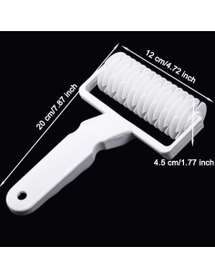 Juego de 2 Rodillos Cortadores de Lattice EORTA 20 cm 2