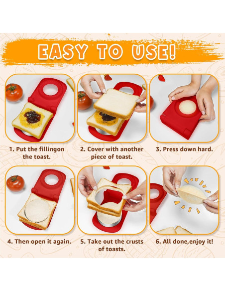 Cortador y Sellador de Sándwiches GLSY Redondo Acero Inoxidable