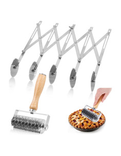 Juego de Cortadores de Pastelería MAQUITA 2 Piezas Acero Inoxidable