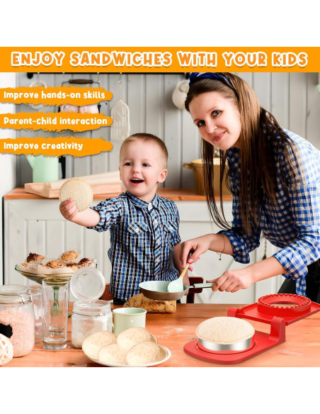 Cortador y Sellador de Sándwiches GLSY Redondo Acero Inoxidable