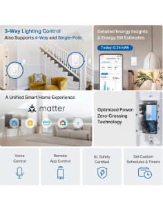 Interruptor Inteligente Tapo S515 TP-Link, 1/3/4 Vías, Wi-Fi 2