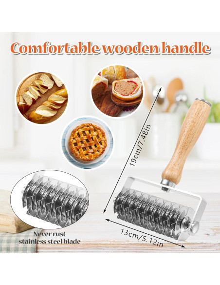 Juego de Cortadores de Pastelería MAQUITA 2 Piezas Acero Inoxidable