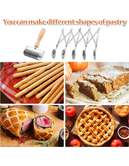 Juego de Cortadores de Pastelería MAQUITA 2 Piezas Acero Inoxidable