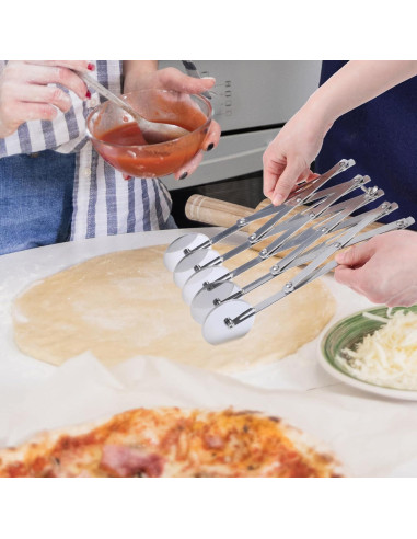 Juego de Cortadores de Pastelería MAQUITA 2 Piezas Acero Inoxidable