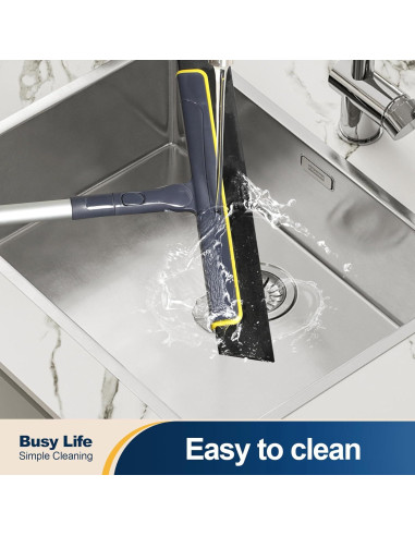 Escoba de Goma Yocada 51 cm Ajustable para Piso y Ventanas