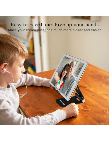 Soporte para Teléfono Móvil YoShine Ajustable Plegable Negro