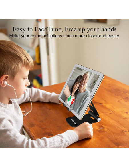 Soporte para Teléfono Móvil YoShine Ajustable Plegable Negro