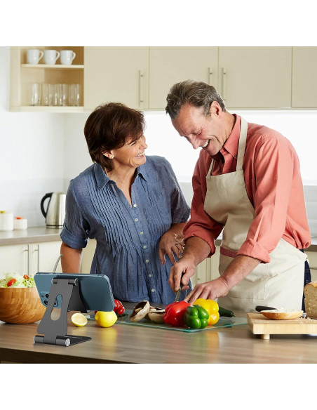 Soporte para Teléfono Móvil YoShine Ajustable Plegable Negro