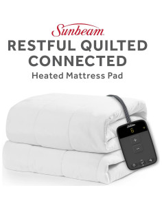Protector de colchón eléctrico Sunbeam individual 10 niveles calor 2